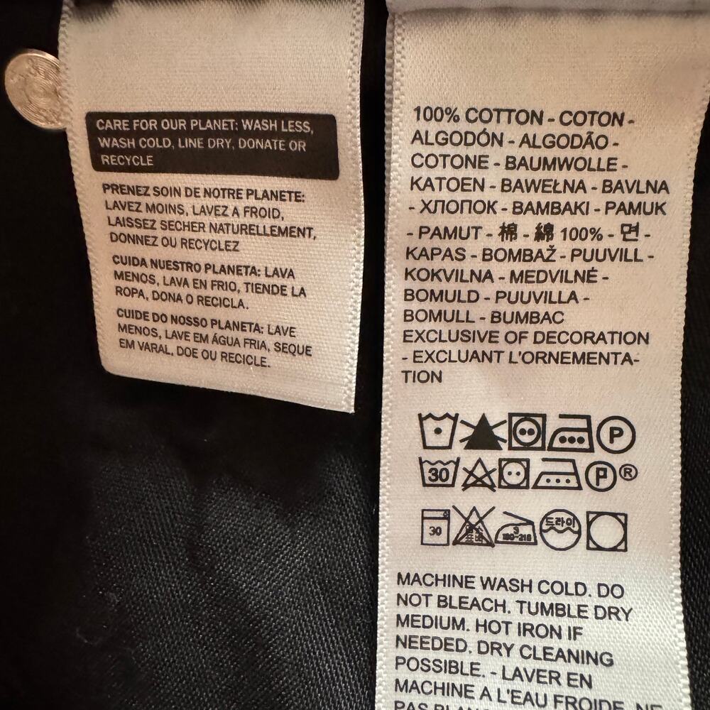 Levi's Cinch Baggy Jeans Grunge Black NWT Size 30x31 Wide Leg Loose Slub - Picture 6 of 12